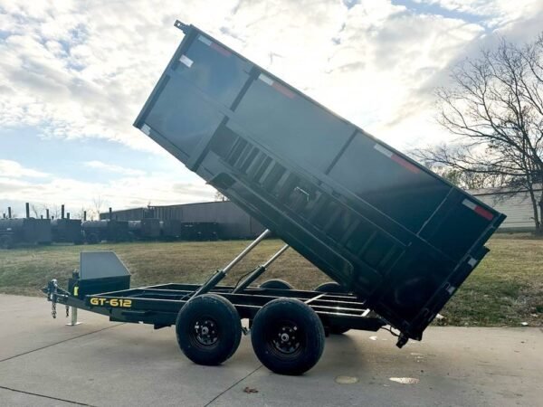 6x12 Hydraulic Dump Trailer with 4ft Sides (2) 5,200lb Axles - Image 20