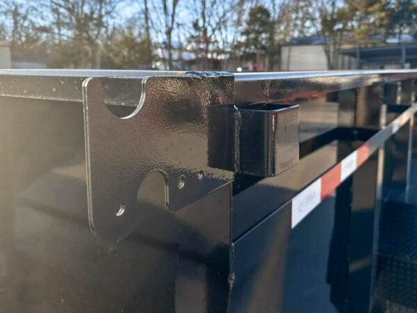 7x14 Gorilla Telescopic Gooseneck IBeam Dump Trailer 3ft Sides (2) 7K Axles - Image 9
