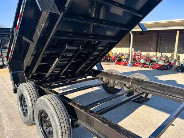 7x14 Gorilla Telescopic Gooseneck IBeam Dump Trailer 3ft Sides (2) 7K Axles - Image 15