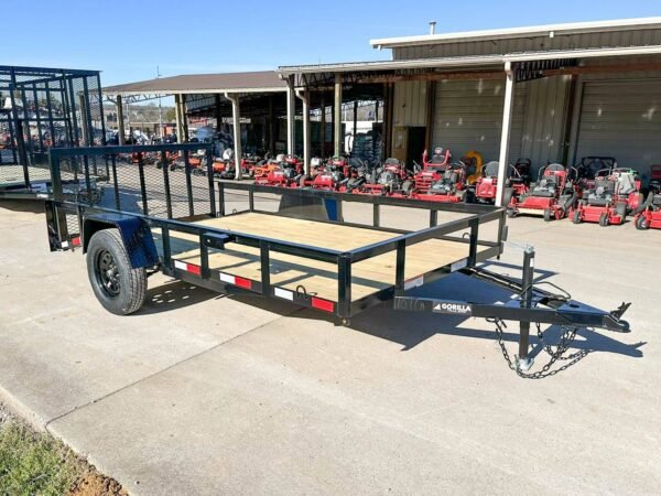 6.4x12 Powder Coated Dovetail Utility Trailer 3500lb Axle - Image 10