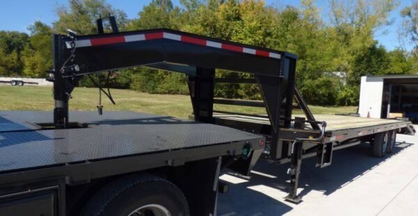 Equipment Trailer 8.5' x 25' - Gooseneck Flatbed Car Hauler - Image 18