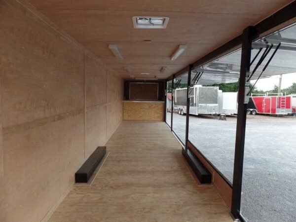 8.5 X 48 Charcoal Grey Enclosed Trailer Storage - Image 10