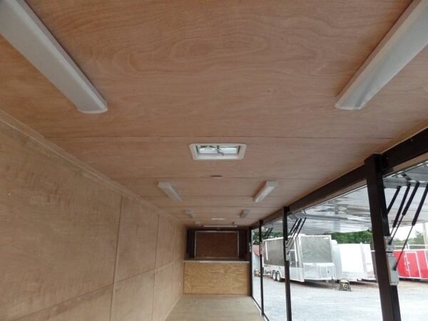 8.5 X 48 Charcoal Grey Enclosed Trailer Storage - Image 17