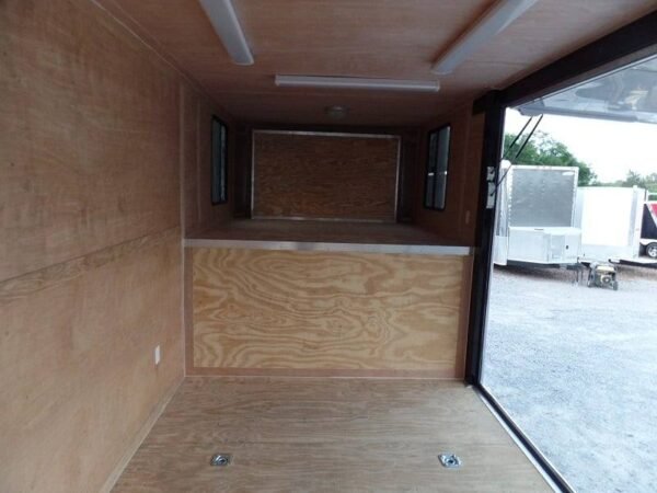 8.5 X 48 Charcoal Grey Enclosed Trailer Storage - Image 8