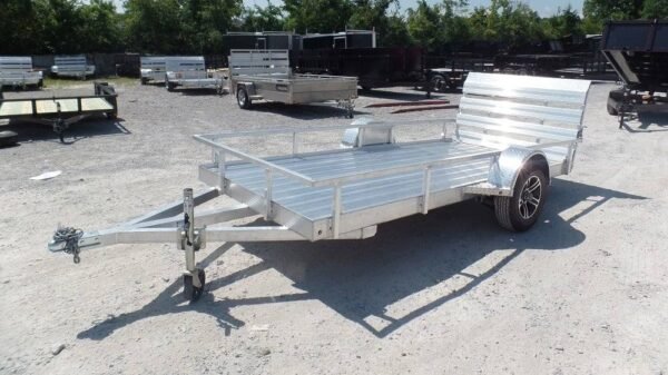 5'x12' All Aluminum Utility Trailer With Gate 3500 lb Axle - Image 5
