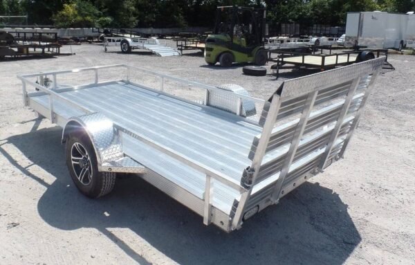 5'x12' All Aluminum Utility Trailer With Gate 3500 lb Axle - Image 3