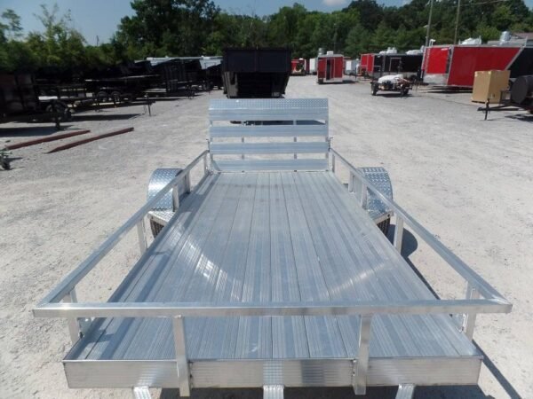 5'x12' All Aluminum Utility Trailer With Gate 3500 lb Axle - Image 9