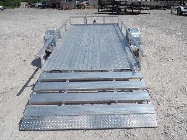 5'x12' All Aluminum Utility Trailer With Gate 3500 lb Axle - Image 10
