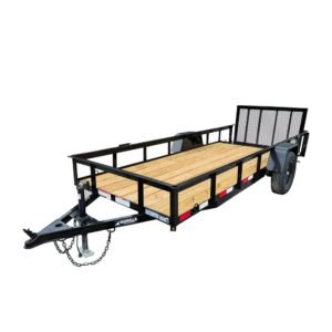 5x14 Dovetail Utility Trailer 3,500lb Axle